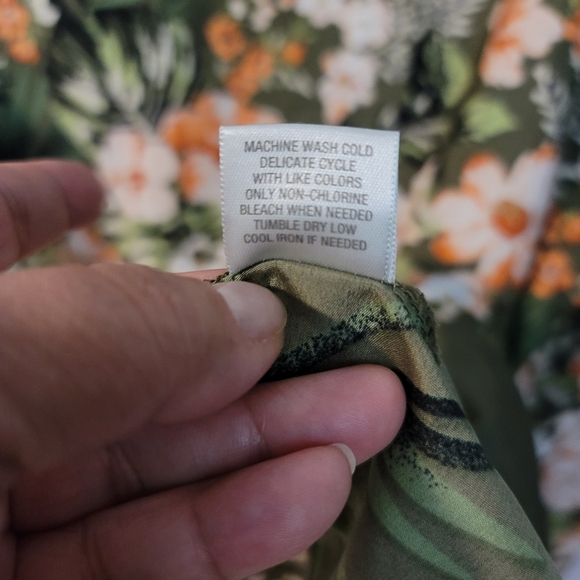 Dress Barn Floral Tunic 3/4 Sleeves Top - XL - Picture 7 of 8